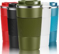 Approx RRP £170, Set of 14 x Travel Mug Reusable Coffee Cups Thermal Insulated Vacuum Insulation