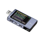RRP £49.99 DollaTek FNB58 Digital Voltmeter Ammeter USB Tester TYPE-C Fast Charge Detection