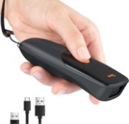 RRP £49.99 Tera Mini Barcode Scanner 1D 2D QR Bluetooth Wireless Portable 1D USB Wired Bar Code
