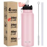 RRP £60 Set of 4 x Gorpus Insulated Water Bottles