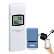 RRP £35.99 ECOWITT Temperature-Humidity Sensor, LCD Display Temperature-Humidity Meter with