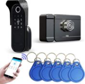 RRP £99 Wolf Guard TT01 Rain Proof Smart Lock,WiFi Door Lock 5 in 1 Fingerprint Password APP,