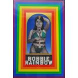 Peter Blake (British b.1932), 'Bobbie Rainbow', 2001, lithograph in colours on tin, signed and