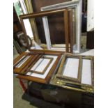 A quantity of picture frames (non glazed)