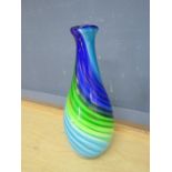Art glass vase H40cm approx