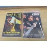 Limp Bizkit-Global Assassins and Korn-Kreature Komforts books