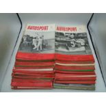 76 Auto Sport Magazines from the 1960s.  1961- 17 copies  1962- 19 copies  1963- 14 copies 1964-
