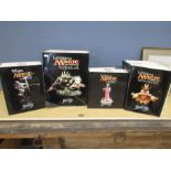 4 Kamigawa magic the gathering figures, boxed