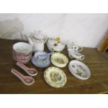 China including Oriental, Evesham and Bunnykins