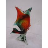 A coloured glass fish 31cmH