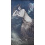 After HERBERT A HORWITZ (1892-1925) British Scantily Clad Classical Females Prints34.5 x 70 cm,