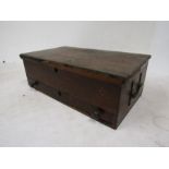 A vintage gentleman's tool chest, no key and drawer is locked