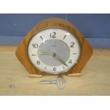 Smiths mantel clock with key