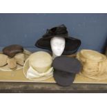 Hat collection with head