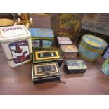 Collection of vintage tins