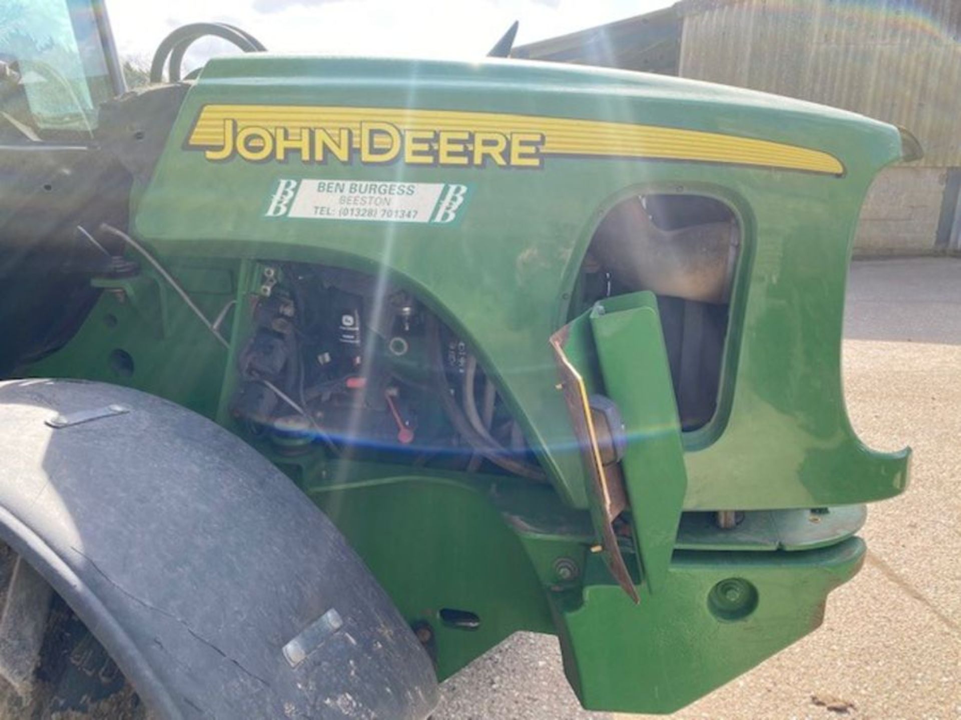 John Deere 3215 two wheel drive telehandler / 05 plate / hours 9519 - Image 8 of 11