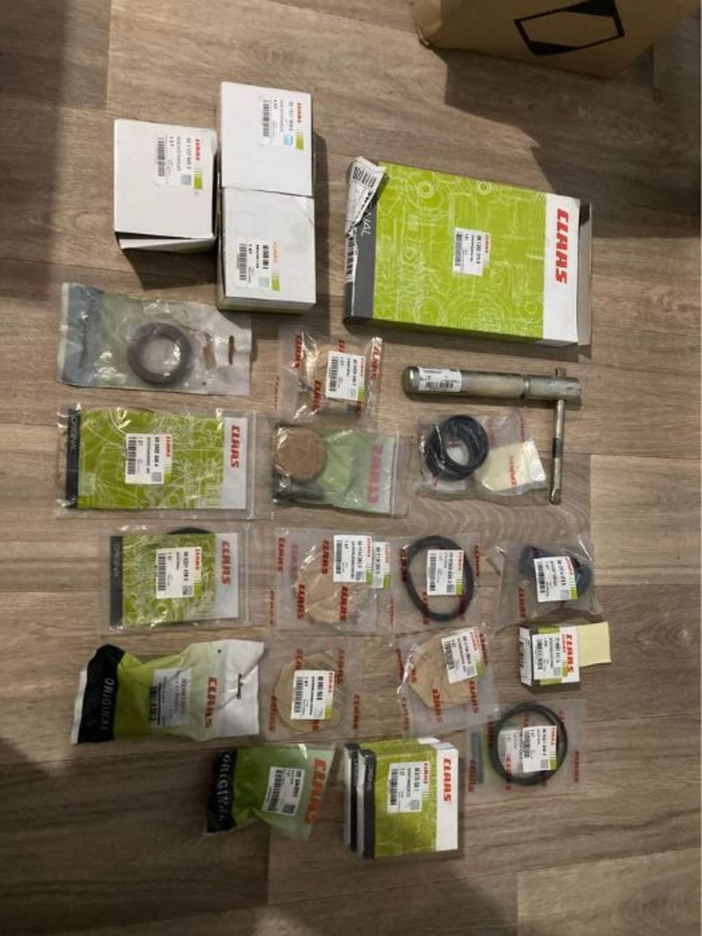 Selection of Renault tractor parts in class packaging