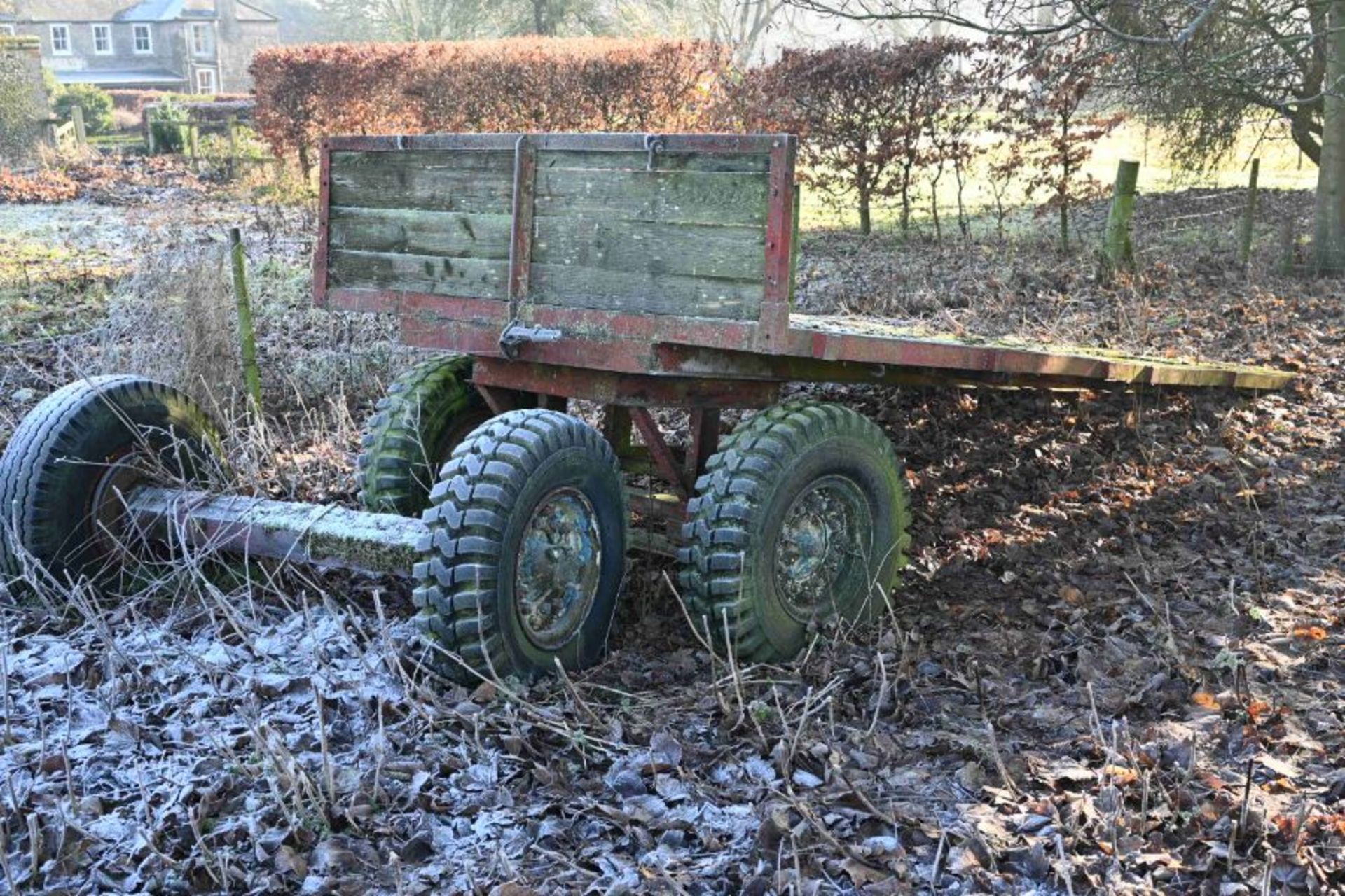 Vintage 2 axle trailer