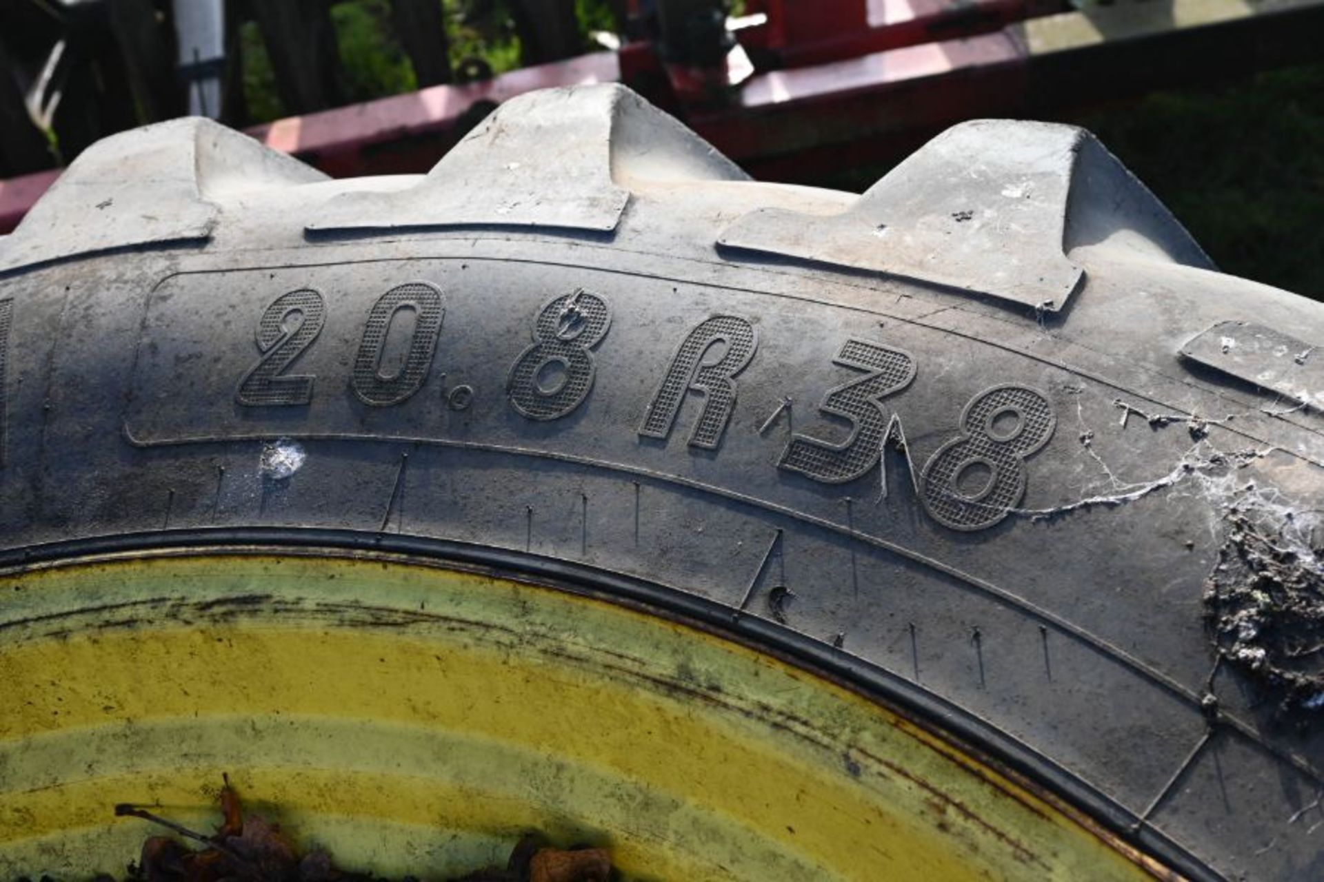 Two tractor wheels &  tyres 20.8 R38 - Image 2 of 2