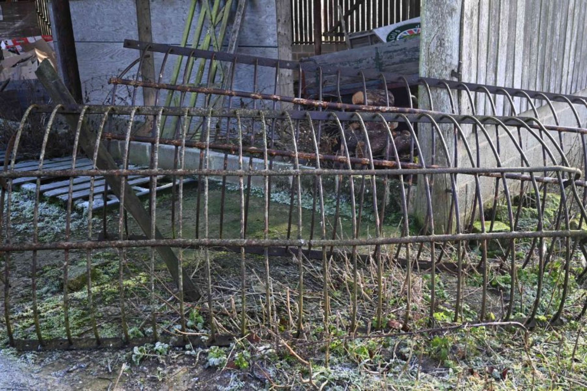 Vintage hay racks