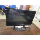 Seiki 24" LCD TV with remote from a house clearance (no plug)