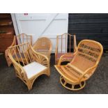 5 Wicker chairs
