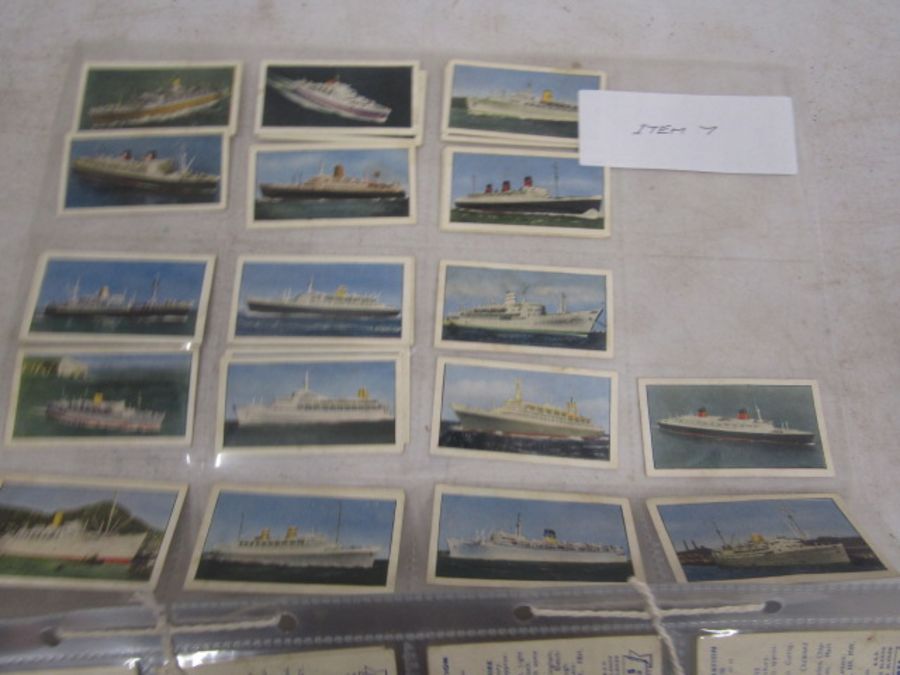 4 sets Lamberts of Norwich cigarette cards 79 in total