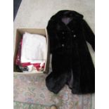 Upholstery material and Faux fur coat