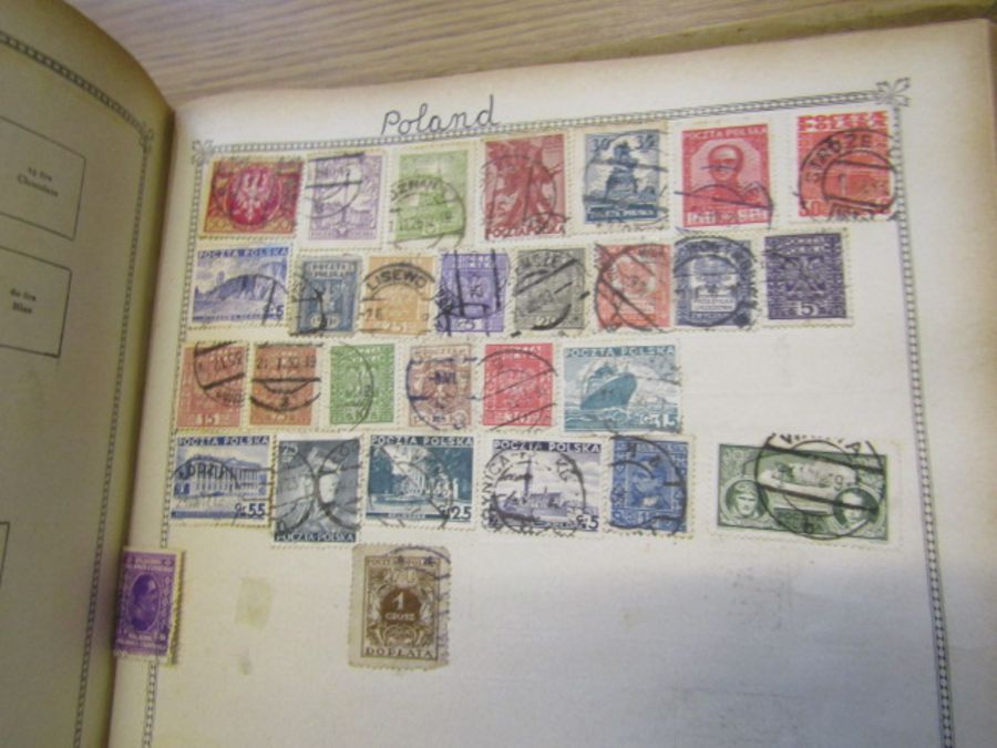 2 stamp albums, around the world, mixture of full and empty pages - Image 10 of 10
