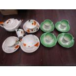 Vintage part tea sets a/f