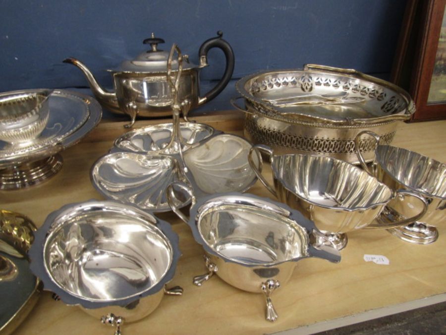 Silver plate table ware - Image 2 of 6