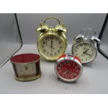 4 retro alarm clocks