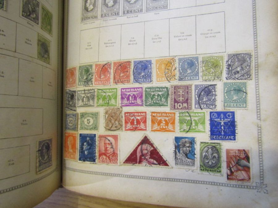 2 stamp albums, around the world, mixture of full and empty pages - Image 9 of 10