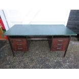 Office desk with 2 x 3 drawers H73cm W154cm D75cm approx