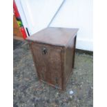 Wooden utility coal scuttle