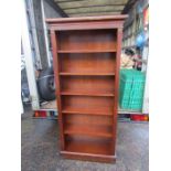 Bookcase H184cm W84cm D32cm approx