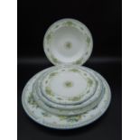 Wedgwood Petersham part-dinner service R4536 comprising 40 various sizes of plates and 10 bowls,