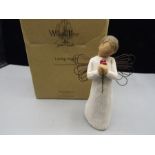 Willow tree loving angel figure with cert and box