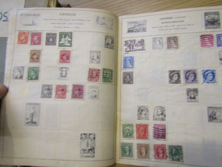 2 stamp albums, around the world, mixture of full and empty pages - Image 2 of 10