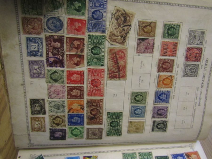 2 stamp albums, around the world, mixture of full and empty pages - Image 7 of 10