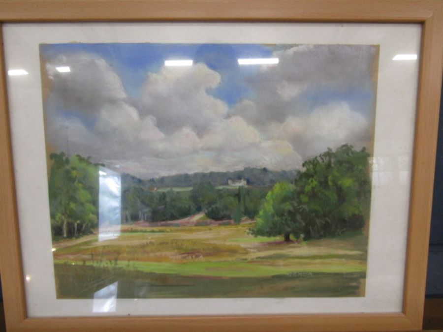 2 signed landscape watercolours - Image 2 of 3