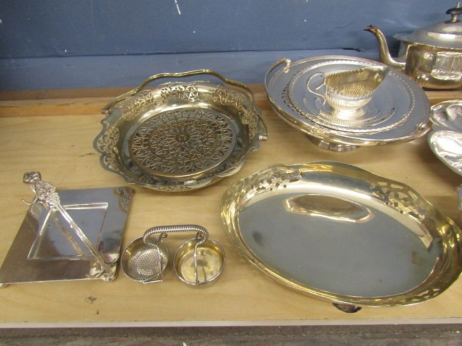 Silver plate table ware - Image 3 of 6