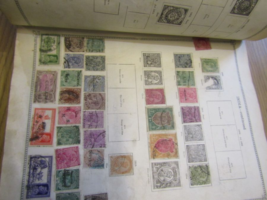 2 stamp albums, around the world, mixture of full and empty pages - Image 5 of 10