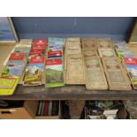 A quantity Michelin maps and Ordnance survey maps