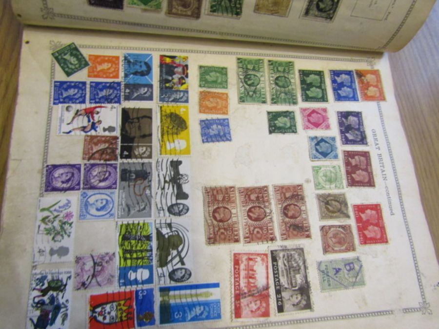 2 stamp albums, around the world, mixture of full and empty pages - Image 6 of 10