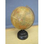 Vintage Geographia 10" Terrestrial globe (in need of some restoration)
