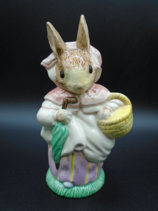 3 Large Royal Albert World of Beatrix Potter Figurines -  Tom Kitten P3405, Mrs Rabbit P3398 and - Image 4 of 9