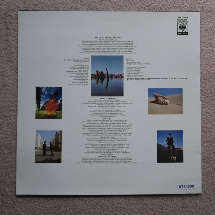Pink Floyd – Wish You Were Here Rare Numbered Picture Disc LP only 500 made - Image 5 of 6