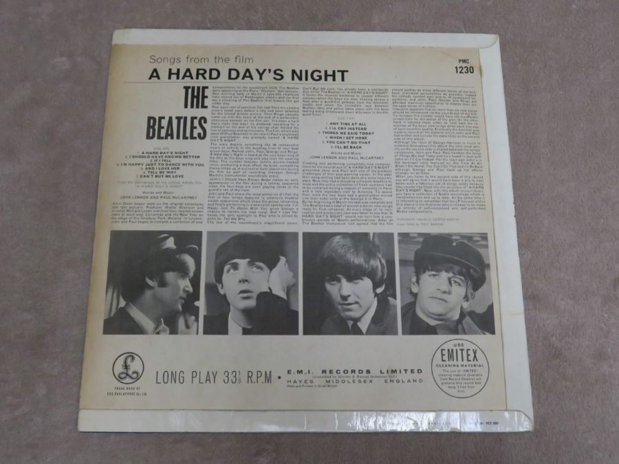 The Beatles – A Hard Day's Night 1st UK Press with EJ Day Sleeve and inner sleeve - Image 2 of 6