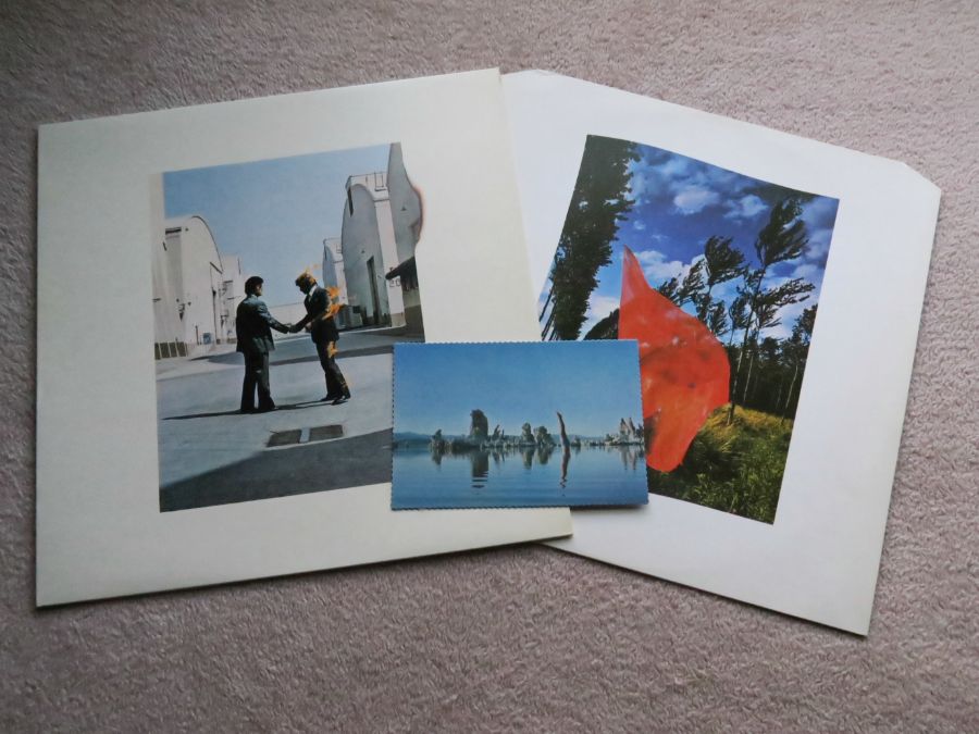 Pink Floyd – Wish You Were Here Great UK LP with inner and postcard